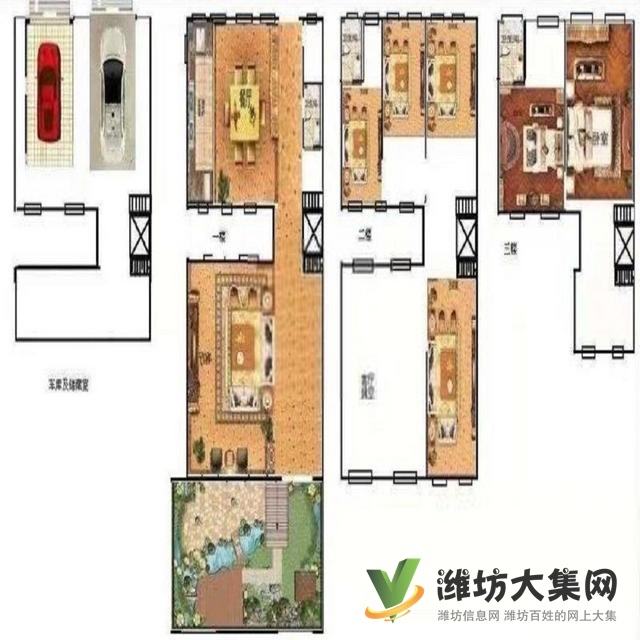 鳶都湖畔高檔別墅信圓居，挑空大堂，帶花園帶觀景露臺(tái)